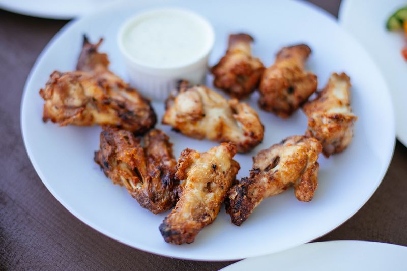 Buffalo wings catering option at dions
