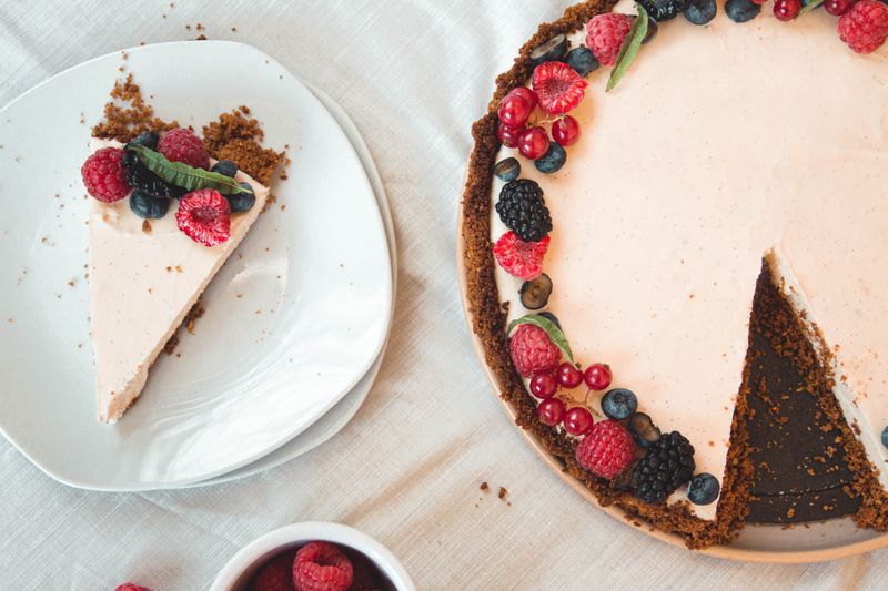 Cheesecake dessert for catering by dion's